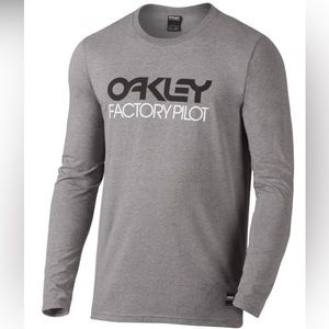 Oakley Factory Pilot Men’s Long Sleeves T-Shirt Size:M Color:Gray